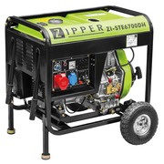 Détail sur Groupe électrogène 230v et 400v  ZI STE6700DH