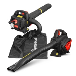 Marque:ELEM Garden TechnicGarantie:3 ansDescription:Idéal pour vous débarrasser rapidement et facilement des feuilles recouvrant votre jardin, cet aspirateur-souffleur de feuilles de la marque Elem Garden Technic est équipé d'un moteur thermique de 25.4 CC et dispose d'une vitesse de soufflerie de 245 km/h. Afin de vous éviter un grand nombre de trajets vers le compost, il est équipé d'un sac récolteur de 35 L et dispose d'une fonction broyage. Léger, il offre un confort d'utilisation et une maniabilité optimale.Il est fourni avec un sac d'une capacité de 60L permettant de collecter les feuilles mortes.
Caractéristiques :- Puissance: 25.4 CC / 0.75 Kw- Volume d'air max: 540 M³/h- Vitesse soufflerie: 245 km/h- Ratio de broyage : 10 :1- Capacité du sac: 35 L- Capacité du réservoir d'essence: 450 ml- Mélange essence 1 :40- 3 en 1 : Aspirateur / Souffleur / Broyeur
Code EAN/GLN:5411074221966Poids:7.80 kg