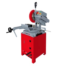 Scie circulaire à métaux HOLZMANN MKS300_230V avec socle : Précision et efficacité pour vos travaux de métallurgie. La HOLZMANN MKS300_230V est la solution idéale pour couper des tubes, des tiges et des profilés métalliques avec précision et rapidité. Grâce à son socle robuste, vous pouvez travailler à une hauteur ergonomique et profiter du rangement intégré pour vos accessoires et outils. La MKS300_230V impressionne par sa facilité d'utilisation, sa robustesse et sa polyvalence : un atout idéal pour tout atelier de métallurgie
Garantie 2ans

Butée de travail: Pour les coupes répétitives, idéale pour les coupes en série et les pièces de même longueur.
Tête de scie pivotante: Permet des coupes d'onglet précises de +45° à -45°. Angle de coupe précis grâce à l'échelle graduée située sur la base de la machine.
Deux vitesses de coupe (700/1300 tr/min): Performances de coupe optimales selon le type de matériau, sélectionnables par changement manuel de bande pour des coupes nettes et en douceur.
Serre-joint avecfonction de serrage rapide : Fixe la pièce rapidement et solidement pour un travail efficace. Course de serrage : 0-140 mm. La coupe est toujours effectuée dans la position optimale par rapport à la pièce.
Socle :Assure une hauteur de travail ergonomique et une bonne stabilité, tout en offrant un espace de rangement pratique pour les outils et accessoires.
Capacité de coupe:

Matériau massif :

Rond : Ø 45 mm
Carré : 40 mm


Matériau creux jusqu'à 3 mm d'épaisseur :

Rond : Ø 100 mm (0°) ; Ø 90 mm (P 45°), Ø 75 mm (L 45°)
Carré : 90 mm (0°) ; 80 mm (P 45°), 75 mm (L 45°)
Rectangulaire : 140 x 80 mm (0°), 100 x 70 mm (P 45°), 70 x 90 mm (L 45°)





Matériel inclus: Machine + socle, lame de scie : HM Ø 300 x 25,4 mm



Données sur les moteurs







Puissance moteur S1 W


2200







Voltage


400 V / 50 Hz







dimensions







Hauteur table mm


890







Dimensions machine mm


915 x 1035 x 1370







Niveau puissance sonore- vibreur







Niveau de puissance sonore en dB


93







Niveau de pression acoustique en dB


85







Poids







Poids brut kg


142







Poids net kg


121







emballage







Largeur emballage mm


565







Longueur emballage mm


980







Hauteur emballage mm


730







Information générale







Code EAN


9120132140588


