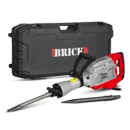 Marque:BRICKGarantie:3 ansDescription:Ce marteau piqueur 1700W Brick est prévu pour réaliser des travaux lourds de démolition. Très performant, il permet de briser le béton sans le moindre effort. Il produit jusqu'à 1900 coups par minute avec une force de frappe impressionnante de 60 joules. Grâce à son design ergonomique vous contrôlez totalement votre machine et pouvez travailler en toute sécurité.Ce puissant marteau piqueur est livré en coffret avec 2 burins (un plat et un pointu).
Caractéristiques :- Puissance: 1700 W- Tension de fonctionnement: 230 V- Force de frappe: 60 joules- Fréquence de percussion: 1900 coups/min- Porte outil: HEX 30 mm- Poids: 16 kgs- Livré en coffret avec 2 burins (1 plat et 1 pointu)- Garantie 3 ansCode EAN/GLN:5411074238421Poids:21.50 kg