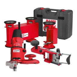 
Machine utilisable pour les travaux d´affleurage de chants en PVC.
Moteur durable et puissant.
Poignée ergonomique.
Protection de coupe réglable avec buse d’aspiration de 30mm.
Pince de 6 mm.
Ajustement micrométrique par rotation du bloc moteur avec graduation de 0,05 mm permettant un réglage précis.
Arrêt intégré pour formes rondes.
Garantie 2ans

COUPE EN BOUT

Robuste et design ergonomique
Coupe précis du chant.

SUPPORTS À VENTOUSE

Composé de 2 éléments, 1 simple et 1 double.
Se fixe soit grâce aux ventouses livrés, soit par serre joint, soit par vissage sur la table.




Données sur les moteurs







Puissance moteur S1 W


450







Vitesse rotation arbre min-1


30000







Voltage


230V / 50Hz







capacité de coupe







Capacité de coupe tube massif Ø 90° mm


3







Plaqueuses de chants







Epaisseur du chant min/max. mm


0,5 - 3







Rayon min. de la piéce mm


25







Poids







Poids net kg


8







Poids brut kg


10







emballage







Hauteur emballage mm


510







Largeur emballage mm


430







Longueur emballage mm


460







Information générale







Code EAN


9120058373794




