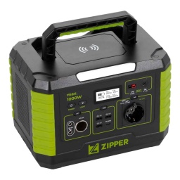 Le modèle ZIPPER ZI-PS1000 est une centrale électrique portable et permet d'alimenter des appareils électriques sans avoir accès au réseau. Il peut être chargé via un panneau solaire, un adaptateur de prise CA, ou via la prise allume-cigare d'un véhicule. Avec la station d'alimentation ZIPPER ZI-PS1000, vous pouvez alimenter les ordinateurs portables, les smartphones, GoPro, des petits appareils électroménagers, etc. C'est une source d'alimentation de secours, couvrant la plupart des besoins basiques.
Garantie 2ans

Il possède une prise AC (230V / 50Hz), 3 x USB-QC3.0, 1 x USB-PD et 2 sorties DC.
Chargeur sans fil avec 10 W.
Lampe LED.
Puissance de sortie 1000W.
Capacité de charge de la batterie 999Wh, batterie lithium-ion

Equipement inclus: chargeur 150W AC, câble chargeur voiture (prise allume cigare), câble MC4 (pour utilisation éventuelle de panneaux solaires)
Accessoires optionnels: SP60W (panneau solaire 60W) / SP120W (panneau solaire 120W)



Données sur les moteurs







Voltage


230V / (50Hz)







Capacité de la batterie


999 Wh







Temps de chargement


~7h







Poids







Poids brut kg


10.80







Poids net kg


8.70







emballage







Largeur emballage mm


274







Longueur emballage mm


410







Hauteur emballage mm


295







Information générale







Code EAN


9120039234670


