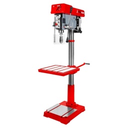 La perceuse HOLZMANN SB324H_400V est une perceuse fiable et nécessitant peu d'entretien.Dispose d'un laser de centrage de trou intégré et d'une lampe de travail à LED pour garantir un travail précis.
Garantie 2ans

Convertisseur de fréquence + plage de vitesse sélectionnable à 2 niveaux (I) : 50-700 min-1 (II) : 50-3000 min-1 via entraînement par courroie
Treuil confortable à trois bras avec échelle de profondeur.
Butée de profondeur de perçage réglable, avec échelle pour un contrôle précis de la profondeur.

Inclus dans la livraison: Mandrin auto serrant 1 à 16 mm, B16, lampe de travail et led.



Données sur les moteurs







Puissance moteur S1 W


1500







Voltage


400 V / 3 / 5 Hz







dimensions







Portée en mm


255







Dimensions table mm


475 x 425







Dimensions machine mm


478 x 838 x 1690







Caractéristiques techniques







Capacité maxi de perçage en acier


Ø 32







Support de broche de perçage


MK4 / MT4







Vitesse de broche min-1


(I): 50-700 (II): 50-3000







distance maximale table-broche mm


680







Distance base-broche


1170







Diamètre colonne


Ø 92







Diamètre de la broche mm


120







Dimensions rainure en T


14










30







Niveau puissance sonore- vibreur







Niveau de puissance sonore en dB


84







Niveau de pression acoustique en dB


70







Poids







Poids brut kg


122







Poids net kg


116







emballage







Largeur emballage mm


655







Longueur emballage mm


1.450







Hauteur emballage mm


390







Information générale







Code EAN


9120058379833


