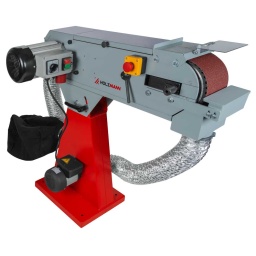 La ponceuse à métaux aspirante HOLZMANN MSM150ABS est le choix parfait pour vos travaux de ponçage de métaux. Avec deux vitesses de bande abrasive, vous pouvez adapter la machine de manière optimale à vos besoins. Que vous ponciez sur la table de ponçage avec le rouleau presseur (Ø200 mm) ou sur la surface plane avec la base en graphite, le résultat sera toujours excellent. L'inclinaison du corps de la machine peut être réglée individuellement afin que vous puissiez travailler confortablement. Le système d'extraction intégré garantit également que votre atelier est toujours propre. Idéal pour des travaux de meulage précis et efficaces
Garantie 2ans

Résultats de ponçage optimaux grâce à la vitesse de rotation élevée de la bande.
Changement de bande abrasive rapide et facile.
Groupe de ponçage pivotant à réglage rapide.
Moteur puissant offrant un couple constant pour une excellente qualité de ponçage.
Surface de contact recouverte de graphite pour moins de friction avec le papier de verre.
Protecteur en méthacrylate contre les étincelles.
2 vitesses de bande : 15 m/s | 30 m/s
Performance d'aspiration 850 m³/h

Matériel inclus:Base en métal, bande abrasive grain 80, sac et tuyaux d'aspiration.



Données sur les moteurs







Puissance moteur S1 W


4000 | 750







Voltage


400 V / 3 / 50 Hz







dimensions







Dimensions table mm


480 x 150







Buse d´aspiration


2 x Ø 100







Dimensions machine mm


1300 x 600 x 970







Aspirateurs







Capacité aspiration m³/h


850







Diamétre sacs mm


Ø320







Hauteur sacs plastiques mm


650







Ponceuses







Dimensions bande mm


2000 x 150







Vitesse de la bande


15 m/s | 30 m/s







Niveau puissance sonore- vibreur







Niveau de pression acoustique en dB


72,5







Poids







Poids brut kg


117







Poids net kg


94







emballage







Largeur emballage mm


590







Longueur emballage mm


750







Hauteur emballage mm


1.130







Information générale







Code EAN


9120132140700


