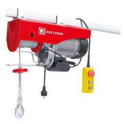 Différentes versions de palans électriques, adaptés pour le levage et le déplacement des charges dans les chantiers.

longe câble de travail, télécommande filaire.
carter en tôle d‘acier revêtue de peinture en poudre.
Moteur et boîte de vitesses en aluminium
Garantie 2ans




Données sur les moteurs







Puissance moteur S1 W


1600 S3(25%)







Voltage


230V 50Hz







Poids







Poids brut kg


33.50







Poids net kg


31.50







emballage







Largeur emballage mm


230







Longueur emballage mm


547







Hauteur emballage mm


308







Information générale







Code EAN


9120058376153




