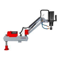 La machine à fileter HOLZMANN GSM30E_R30_230V réalise des filetages avec précision et sécurité.Idéale pour les garages, les ateliers, les centres de formation, les écoles et les applications d’usinage
Garantie 2ans

Jeu de douille de taraudage avec embrayage à friction
Plage de diamètres de filetage M3-M30 (acier) ; M3-M36 (aluminium)
Écran tactile pour configurer la taille du filetage, la profondeur de coupe, ...
Choix de 2 modes de coupe :

Mode manuel : après avoir atteint la profondeur de taraudage définie, la broche s’arrête automatiquement, l‘inversion s‘effectue manuellement
Mode automatique : après avoir atteint la profondeur de taraudage définie, la machine passe automatiquement du mode avant au mode arrière.Idéal pour le taraudage des trous borgnes


La tête de coupe peut être tournée à 90°
Dispositif de refroidissement (refroidissement air-huile) disponible, pression de service : 6-8 bar.
Equipé d’une poignée facilitant les manipulations

Matériel inclus:Douille de taraudage (DIN371:M6,M8,M10 DIN376: M12, M14, M16, M18, M20, M24, M27, M30)
En option:Socle pour bras de taraudage GSMMS



Données sur les moteurs







Puissance moteur S1 W


1200







Voltage


230 V / 50 Hz







Vitesse rotation arbre min-1


0-200







Niveau puissance sonore- vibreur







Niveau de pression acoustique en dB


<70







Poids







Poids brut kg


54







Poids net kg


46







emballage







Largeur emballage mm


730







Longueur emballage mm


870







Hauteur emballage mm


230







Information générale







Code EAN


9120132140113


