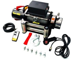 Treuil électriqueHAUTE CHARGE12V pour tirer une charge en ligne de maximum 5443KG (12000 livres). Grâce à ce treuil vous pourrez tirer des charges allant jusqu'à 5543Kg, que ce soit un autre véhicule ou pour vous-même si vous êtes dans une situation difficile, il vous rendra de nombreux services.
Ce treuil convient parfaitement au montage sur camionnettes de dépannage, véhicules tout terrain, jeep, 4x4 et +. Rien ne résistera à cette machine!
Notre produit pourra être piloté via sa télécommande filaire, ainsi que par sa télécommande à distance.
Le câble est très long, soit 28 mètres et ultra-résistant. Son diamètre est de 9.1mm.
Garantie 2ans
Contenu:

1Treuil électrique 12V pour tirer une charge en ligne de maximum 5443 KG (12000 livres).
télécommande filaire
télécommande sans fil
galet de guidage
set de câbles

Caractéristiques Techniques:

Traction en ligne max: 5543Kg (ligne simple)
Transmission: 191:1
Moteur: Aimant permanent, 4.8KW / 6.6PS (12v)
Diamètre et longueur du cable: 9.1mm x 28m
Taille du tambour: 64mm (diamètre) x 224mm (Longueur)
Dimensions: 527 x 160 x 179mm
Boulon de fixation: 254mmx114.3mm
Dimensions du carton: 600 x 340 x 250mm
Poids: 38Kg
Frein automatique dans le tambour
Télécommande filaire, longueur de 3.7m
Engrenage 3 étapes
galet de guidage 4 directions

