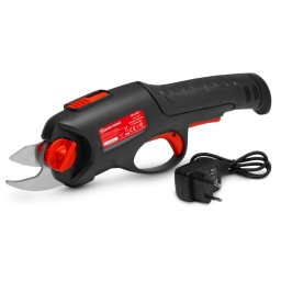 Marque:ELEM Garden TechnicGarantie:3 ansDescription:Tailler des buissons et des arbustes avec un sécateur manuel est un travail compliqué. Grâce à ce sécateur rechargeable Elem Garden Technic cela devient un jeu d'enfants. Par une simple pression sur la gâchette, le travail est effectué.Léger, ergonomique et doté d'une poignée softgrip, ce sécateur rechargeable est conçu pour réduire la fatigue et maximiser l'efficacité.Ce sécateur est livré avec une batterie intégrée et un chargeur.
Caractéristiques :- Batterie 3.6V lithium - 1.5Ah- Temps de charge: 3-5 H- Capacité de coupe: max 10mm- Léger et maniable- Livré avec une batterie intégrée et un chargeur.- Poids net : 620 gr- Garantie 3 ansCode EAN/GLN:5411074243449Poids:1.00 kg