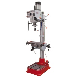 
Base lourde pour une grande stabilité.
Table transversale lourde et grande avec rainures en «T» de 14mm pour fixer par exemple un étau.
Cabestan de descente de la broche de précision avec échelle de profondeur.
Protecteur du mandrin, acrylique et escamotable.
Système de refroidissement inclus dans la livraison.
Grande flexibilité grâce au pivotement et la tête de forage à hauteur réglable.
La fonction automatique de taraudage et CW/CCW compris dans la livraison.
Engrenages en acier trempé et poli, lubrifiés par bain d'huile.
Moteur puissant assure une haute capacité de perçage.
Garantie 2ans
Matériel inclus:mandrin de perçage 16mm, douille MT4/3, MT3/2, coin.




Données sur les moteurs







Puissance moteur S6 W


1500







Puissance moteur S1 W


1100







Voltage


400V







dimensions







Dimensions table mm


190x585







Portée en mm


272.5







Hauteur maxi mm


2160







Caractéristiques techniques







Support de broche de perçage


MK4 / MT4







Vitesse de broche min-1


95-1600







Capacité de perçage maxi en mm


40







Course de la broche [mm]


120







Diamètre colonne


115







Distance base-broche


1270







distance maximale table-broche mm


754







Poids







Poids net kg


375







Poids brut kg


410







emballage







Hauteur emballage mm


1.910







Largeur emballage mm


740







Longueur emballage mm


720







Information générale







Code EAN


9120039901008





