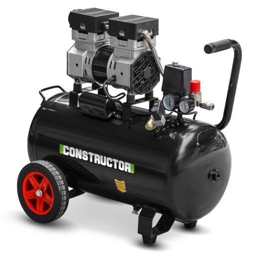 Compresseur 750W - 50L silencieux - 8 bars