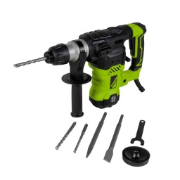 
Le marteau perforateur ZIPPER MASCHINEN ZI-BHA1500DN est id&eacute;al pour le forage et les petits travaux de d&eacute;molition et de forage. Con&ccedil;u pour percer la ma&ccedil;onnerie, la pierre, le bois et le m&eacute;tal. Livr&eacute; avec un jeu de burins (burins pointus et plats) et de m&egrave;ches dans un coffret.


GARANTIE 2ANS


Marteau perforateur pour les travaux l&eacute;gers de per&ccedil;age et de burinage.
4250 coups/min
Porte-outils : SDS-Plus3 fonctions : per&ccedil;age, per&ccedil;age &agrave; percussion, martelage.

Materiel inclus: mallette en plastique, y compris 3 m&egrave;ches (&Oslash; 8 mm, 10 mm, 12 mm), 1 x burin pointu, 1 x burin plat, capuchon de protection et graisse lubrifiante.



Donn&eacute;es sur les moteurs







Puissance moteur S1 W


1500







Voltage


230 V / 50 Hz







Classe de protection


II







Marteaux de forage et de d&eacute;molition







Cadesse de frappe Min


4250







Force de frappe Joule


6







Niveau puissance sonore- vibreur







Niveau de puissance sonore en dB


99







Niveau de pression acoustique en dB


91







Poids







Poids brut kg


7.50







Poids net kg


5.10







emballage







Largeur emballage mm


115







Longueur emballage mm


370







Hauteur emballage mm


335







Information g&eacute;n&eacute;rale







Code EAN


9120039235332




