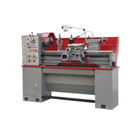 
Tour industriel, conception robuste, structure en fonte grise pour éliminer tout type de vibrations et assurer une précision maximale.
Les tours universelles de la ligne G sont polyvalentes, robustes et très fiables pour les différents types d’usinage et ont été conçues pour offrir une protection complète à l’opérateur.
Spécialement conçu pour la fabrication d’outils et de pièces dans les centres de formation et les écoles, ainsi que dans les usines et les ateliers.
Alésage de la broche de 51 mm
Banc extra large de 187 mm, avec guides prismatiques.
Banc rompu amovible pour permettre l´usinage de pièces de grand diamètre jusqu'à 470 mm
Frein de broche électromagnétique au pied – pour une sécurité maximale et un temps d’improductivité minimal via l’arrêt de la broche.
Banc prismatique trempé par induction et rectifié avec précision.
Machine très silencieuse grâce aux composants de haute qualité.
Boîte de vitesses lubrifiée et rectifiée en bain d'huile pour une plus grande longévité de la machine
Broche principale équilibrée, haute concentricité du nez de broche (< 0,009mm).
Système d’attachement rapide du mandrin D1-5 d’après la norme DIN 55029
La poupée mobile peut être décalée pour le tournage conique long +/- 5 mm
Protection métallique postérieur pour les copeaux et tiroi
Garantie 2ans
Inclus dans la livraison:Mandrin 3 mors Ø 200mm, mandrin 4 mors Ø 250mm, tourelle de changement rapide 3 positions, plateau de broche Ø 250mm, 2x pointe fixe CM4, Douille de réduction CM 6/4, lunette fixe, lunette à suivre, lampe halogène, carter arrière, système de refroidissement, frein de broche électromagnétique au pied, filetage, 1 Kit de pignons d‘avances, Clés de service.




Données sur les moteurs







Puissance moteur S1 W


1500







Voltage


400V / 50Hz







dimensions







Largeur du banc


189







Hauteur du banc mm


305







Dimensions machine mm


1980 x 760 x 1550







Tour







Plage de avances longitudinales


0,078-1,044 (16)







Course du chariot mm


780







Alésage de la broche mm


52







Cône Morse de broche


MK6/MT6







Cône de broche de poupée mobile


MK4/MT4







Diamètre au dessus du chariot mm


220







Diamètre au dessus du banc rompu


520







Vitesse de broche min-1


(I):70-420 (II): 330-1900







Outil de coupe max.


20 x 18mm







Filetage métrique


0,45-10 (32)







Filets au pouce


2,25-40 TPI (20)







Course fourreau de poupée mobile mm


100







Course du chariot supérieur mm


180







Course chariot auxiliaire mm


90







Distance entrepointes mm


1000







Diamètre au dessus du banc mm


360







Hauteur de pointes mm


180







Plage de avances transversales


0,022-0,298 (16)







Niveau puissance sonore- vibreur







Niveau de pression acoustique en dB


84







Poids







Poids net kg


655







Poids brut kg


750







emballage







Hauteur emballage mm


1.520







Largeur emballage mm


760







Longueur emballage mm


1.940







Information générale







Code EAN


9120039902487




