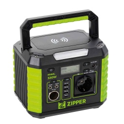 Le modèle ZIPPER ZI-PS330 est une centrale électrique portable et permet d'alimenter des appareils électriques sans avoir accès au réseau. Il peut être chargé via un panneau solaire, un adaptateur de prise CA, ou via la prise allume-cigare d'un véhicule. Avec la station d'alimentation ZIPPER ZI-PS330, vous pouvez alimenter les ordinateurs portables, les smartphones, GoPro, etc. C'est une source d'alimentation de secours, couvrant la plupart des besoins basiques.
Garantie 2ans

Il possède une prise AC (230V / 50Hz), 3 x USB-QC3.0, 1 x USB-PD et 2 sorties DC.
Chargeur sans fil avec 5 W.
Lumière LED.
Puissance de sortie 330W.
Capacité de charge de la batterie 288,6 Wh, batterie lithium-ion

Equipement inclus: chargeur 60W AC, câble chargeur voiture (prise allume cigare), câble MC4 (pour utilisation éventuelle de panneaux solaires)
Accessoires optionnels: SP60W (panneau solaire 60W)



Données sur les moteurs







Voltage


230 V / (50Hz)







Capacité de la batterie


288,6 Wh







Temps de chargement


~ 5h







Poids







Poids brut kg


4.30







Poids net kg


3.40







emballage







Largeur emballage mm


195







Longueur emballage mm


295







Hauteur emballage mm


210







Information générale







Code EAN


9120039234663







Gefahrengut Kennzeichen


Z00


