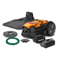 Marque:LawnmasterGarantie:1 anDescription:
La facilit&eacute; d'une tondeuse robot sans avoir besoin d'un c&acirc;ble p&eacute;riph&eacute;rique ou d'une application. Combine une cam&eacute;ra et des capteurs avec un logiciel de reconnaissance pour identifier l'herbe et naviguer autour de votre pelouse.Convient pour les pelouses de max 800M&sup2; Fournie avec une batterie lithium-ion 24V 4.0Ah et un chargeur rapide (1H).Equip&eacute; d'un &eacute;cran LCD tactile pour la programmation et le fonctionnement.Capteur de pluie et capteur ultrasons.Lorsque la batterie a besoin d'&ecirc;tre recharg&eacute;e, la tondeuse retourne automatiquement &agrave; la station de charge &agrave; l'aide du c&acirc;ble guide (prise de courant ext&eacute;rieure requise).Pour les deuxi&egrave;mes pelouses ou jardins sans acc&egrave;s &agrave; l'alimentation &eacute;lectrique ext&eacute;rieure, la tondeuse peut &ecirc;tre utilis&eacute;e en mode Drop and Mow. Chargez simplement la batterie lithium amovible dans le chargeur rapide fourni et placez la tondeuse sur la pelouse une &agrave; deux fois par semaine pendant la journ&eacute;e et par temps sec.Les 3 lames pivotantes peuvent &ecirc;tre r&eacute;gl&eacute;es pour couper l'herbe &agrave; un hauteur de 20 &agrave; 60mm.Les roues haute qualit&eacute; et le syst&egrave;me d'entra&icirc;nement puissant permettent de ma&icirc;triser des pentes allant jusqu'&agrave; 35%.Pour plus de s&eacute;curit&eacute;, la tondeuse d&eacute;tecte et &eacute;vite les obstacles gr&acirc;ce &agrave; la cam&eacute;ra et aux capteurs &agrave; ultrasons.Elle dispose &eacute;galement d?une cl&eacute; de s&eacute;curit&eacute; emp&ecirc;chant l'utilisation par les enfants, et de capteurs qui arr&ecirc;tent les lames lorsque la machine est soulev&eacute;e.Vous avez le choix entre deux fonctions de tonte, soit une coupe al&eacute;atoire, soit une coupe en spirale.Elle est &eacute;quip&eacute;e d'une poign&eacute;e de transport qui permet de la d&eacute;placer facilement.Vu son faible encombrement, elle peut &ecirc;tre facilement rang&eacute;e.Contrairement aux robots classiques, celui-ci ne fonctionne automatiquement qu'en journ&eacute;e donc ne risque pas de blesser certains petits animaux (h&eacute;rissons) qui sont actifs la nuit.

Ce produit est garanti 2 ans.

Caract&eacute;ristiques : - Voltage : 24 V - Batterie : 4 Ah Lithium- Temps de travail : environ 3H (l'autonomie d&eacute;pend de l'&eacute;tat de la pelouse)- Temps de Charge : 60 minutes environ- Largeur de Coupe : 20 cm- Hauteur de Coupe : r&eacute;glable 7 positions de 30 &agrave; 90mm- Type de Lame : disque avec 3 lames- Pente Maximale : 35%- Poids : 6.6kg- Livr&eacute;e avec une batterie 24V - 4Ah, un chargeur, une station de recharge, 5M de bande magn&eacute;tique, 20 piquets et 12M de c&acirc;ble.
Code EAN/GLN:6939349521058Poids:10.00 kg