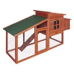 Le poulailler ZIPPER ZI-CC2 est un abri compact et pratique pouvant accueillir jusqu'à deux poules.Il offre un refuge sûr et est idéal pour un petit groupe de poules dans le jardin.Il comprend une échelle à poules, un pondoir avec trappe d'accès et un grillage galvanisé.
Mailles : 12 x 12 mm
Fil : Galvanisé Ø 0,7 mm
Toit : Papier goudronné 3 mm
Bois : Pin européen verni
Équipé d'une échelle à poules, d'un pondoir avec trappe, d'un bac à déjections et d'une porte d'accès au poulailler.
dimensions
Dimensions machine mm1750 x 580 x 920
Poids
Poids brut kg26.50
Poids net kg24
emballage
Largeur emballage mm830
Longueur emballage mm1.040
Hauteur emballage mm215