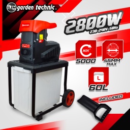 Marque:ELEM Garden TechnicGarantie:3 ansDescription:Ce broyeur de végétaux électrique de la marque Elem Garden est équipé d'un puissant moteur de 2800w. Pour vous offrir un travail parfait, il dispose d'un diamètre de coupe maximum de 45 mm. Il est également équipé d'un bouton d'arrêt d'urgence ainsi que d'un cylindre porte couteaux qui entraîne lentement les branches grâce à un système anti retour. Pour votre confort, il s'agit d'un modèle silencieux ( 96Db quand les modèles classiques font environ 116Db) . Ce broyeur de végétaux est facile à transporter grâce à ses grandes roues et sa poignée.
Caractéristiques :- Tension : 230/240V- Fréquence du réseau : 50Hz- Puissance: 2800W- Vitesse de rotation : 50t/min- Diamètre de coupe max: 45mm- Poids net: 19kg- Bouton d'arrêt d'urgence- Accès facile pour le nettoyage du cylindre porte couteaux, juste 4 vis à enlever- Dispositif de sécurité : si le bac récolteur n'est pas bien verrouillé, le broyeur ne fonctionnera pas- Équipé de roues- Modèle silencieux : pression acoustique Lpa : 85.5 Db - Puissance acoustique Lwa : 93Db - Niveau de puissance acoustique garanti : 96Db- Équipé d'un cylindre porte couteaux entraînant lentement les branches avec un maximum de sécurité grâce au système anti retour- Facile à transporter grâce à ses grandes roues et sa poignée- Équipé d'un bac récolteur 60L intégré- Classe de protection IPX4- Garantie 3 ansCode EAN/GLN:5411074241049Poids:23.00 kg