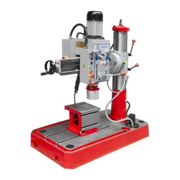 
Perceuse radiale inclinable lourde avec table de bridage et hauteur de tête réglable.
Profondeur réglable par volant.
Pompe de refroidissement inclus.
Alimentation verticale automatique avec trois vitesses différentes.
Idéal pour le travail de pièces lourdes et de grande dimensions.
Colonne principale épaisse qui assure stabilité et précision de travail.

Matériel inclus:Mandrin 16 mm, réducteur CM3/ CM2, table de bridage.
Garantie 2ans



Données sur les moteurs







Puissance moteur S6 W


1400







Voltage


400V







dimensions







Portée en mm


300-700







Caractéristiques techniques







Support de broche de perçage


MK3 / MT3







Vitesse de broche min-1


100-1600







Capacité de perçage maxi en mm


Ø32







Diamètre colonne


150







distance maximale table-broche mm


640







Course de la broche [mm]


135







Poids







Poids net kg


380







Poids brut kg


420







emballage







Hauteur emballage mm


1.380







Largeur emballage mm


690







Longueur emballage mm


1.270







Information générale







Code EAN


9120039901046



