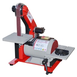 
Machine très polyvalente, grâce à la double utilisation de la bande et le disque.
Puissant moteur à induction, malgré sa petite taille.
Inclinaison de la table du disque ponceur à 45
Table équipé avec guide d´onglet, pour faciliter le travail en angle.
Machine en fonte d‘aluminium, ce qui garantit un travail sans vibrations.
Déplacement de la bande à vitesse constante, qui réduit la friction.
Adéquat pour le ponçage de pièces droites et courbes.
Garantie 2ans




Données sur les moteurs







Puissance moteur S1 W


250







Voltage


230V / 50Hz







dimensions







Dimensions machine mm


350x380x300







Dimensions table mm


190x125







Ponceuses







Dimensions table


128 x 128







Diamétre disque abrasive mm


Ø125







Vitesse de rotation en min-1


2950







Dimensions bande mm


25 x 760







Vitesse de la bande


914 m/min







Niveau puissance sonore- vibreur







Niveau de puissance sonore en dB


93







Niveau de pression acoustique en dB


82







Poids







Poids net kg


7.50







Poids brut kg


8.40







emballage







Hauteur emballage mm


300







Largeur emballage mm


325







Longueur emballage mm


420







Information générale







Code EAN


9120058372834




