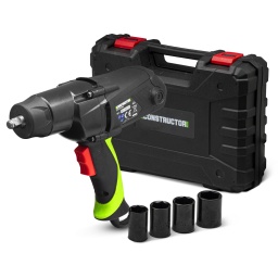Marque:CONSTRUCTORGarantie:5 ansDescription:Changer vos pneus devient un jeu d'enfants avec notre boulonneuse à chocs de la marque Constructor.Son moteur de 1100W et son couple de 450Nm vous permettent de réaliser tous les travaux même les plus exigeants dans votre atelier ou à la maison.Sa poignée ergonomique avec revêtement softgrip vous assurera une prise en main facile et agréable.Elle est livrée avec un coffret de transport comprenant 4 douilles : 17 - 19 - 21 et 22mm
CaractéristiquesPuissance : 1100WCouple : 450NmRotation : avant et arrièreVitesse de rotation : 2200t/minType de douilles : ½''Longueur du câble électrique : environ 2MGarantie : 5 ansCode EAN/GLN:5411074215439Poids:5.00 kg