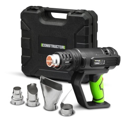 Marque:CONSTRUCTORGarantie:5 ansDescription:Grâce à ce décapeur thermique de la marque Constructor, vous pourrez facilement décoller des autocollants, appliquer des gaines thermo rétractables, enlever de vieilles peintures, plier des tuyaux plastiques?Selon le travail à effectuer, vous pourrez sélectionner 3 positions de chauffe : 50°-300° ou 600°Il est fourni avec un coffret de transport et 4 buses.
Caractéristiques :- Puissance: 2000W- Tension : 230-240V- Fréquence : 50Hz- 3 positions de chauffe : 50°-500L/min - 300°-300L/min - 600°-500L/min- Livré en coffret avec 4 buses- Poignée soft grip- Longueur du câble électrique : 1.8M
Code EAN/GLN:5411074220631Poids:2.50 kg