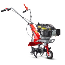 Marque:ELEM Garden TechnicGarantie:3 ansDescription:Vous êtes à la recherche d'une motobineuse thermique afin d'aérer et travailler la terre de votre potager ou de votre jardin ?Cette motobineuse thermique de la marque Elem Garden Technic équipée d'un moteur 4 temps de 139 CC vous propose une largeur et une profondeur de travail de respectivement 36 et 26 cm. Ces caractéristiques en font un outil idéal pour le travail de moyenne ou grande surface. Elle est équipée d'une poignée ainsi que d'une roue afin de faciliter au mieux le transport de la machine.Pour un confort d'utilisation maximal, elle est équipée d'un large guidon.
Caractéristiques:- Moteur : OHV 4 TEMPS- Cylindrée : 139 cc- Puissance : 2.2Kw- Largeur de travail MAX : 36 cm (4 FRAISES)- Profondeur de travail max: 26 cm- Capacité du réservoir d'essence : 1,2 L- Capacité du réservoir d'huile : 0,6 L (SAE20W40)- Guidon large- Nombre de vitesse : 1 marche avant- Équipée d'une roue (Facilité de transport)- Poignée pour faciliter le transport- Poids net : 30.5kgCode EAN/GLN:5411074231750Poids:34.50 kg