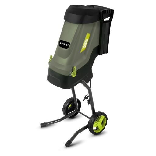 Broyeur de végétaux électrique 2600W avec sac récupérateur de 45L
