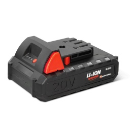 Marque:ELEM Garden TechnicGarantie:3 ansDescription:Cette batterie lithium convient uniquement pour nos références: TR20VK4-1, THE20VLI-510, CBE20VLI25T, SE20VLIROOF, CBR20VLI20 et TDE40V37-LI (ne convient pas pour TDE40V37-LI2BF,TDCBBL20V-LI2AF, CBE20VLI25TX,THE20VLI-510X, TCB20V-2XLI2AF)Caractéristiques:- Puissance: 20 V- Ampérage: 2000 mAhCode EAN/GLN:5411074200114Poids:0.50 kg