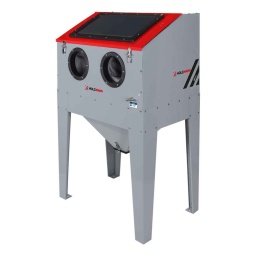 La cabine de sablage HOLZMANN SK220 est la plus compacte de la gamme, avec un volume de cabine de 220 litres et une charge maximale de grille de 60 kg, un grand nombre de pièces peut être traité.
Garantie 2ans

Idéal pour les travaux de restauration (nettoyage, ébavurage, polissage, satinage, décapage)
Pour éliminer l'oxydation et les restes de peinture.
Utilisation du sablage : décape tous types de surfaces (peintures, vernis, oxydes) en leur donnant un aspect rugueux, idéal pour repeindre ou vernir.
Grandes ouvertures pour travailler de grosses pièces
Ouvertures scellées pour un travail sans poussière
Grille de support qui permet une meilleure stabilité des pièces à l'intérieur de la cabine.
Système d'éclairage intégré pour une visibilité parfaite des pièces à traiter
Charge maximale de la grille de 60 kg.
Granulométrie utilisable : 0,12 - 0,25 mm
Quantité maximale d'agent abrasif 32 l
Ouverture des gants Ø 175 mm
Ouverture du couvercle 860 x 410 mm
Raccordement air comprimé 1/4