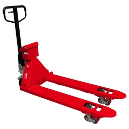 Le transpalette HOLZMANN HUB30KG équipé d'un dispositif de pesage est équipé de roues tandem et de rouleaux d'alimentation, ainsi que de 4 unités de pesage indépendantes (capteurs) pour des lectures sans erreur. La précision d'affichage est de 0,5 kg.
Garantie 2ans
Fabriqué en acier de haute qualité pour une fiabilité maximale, le transpalette est facile à utiliser et offre un confort de levage, de descente et de conduite optimal. L'unité de pesage peut être activée, désactivée ou réinitialisée via l'écran ou la télécommande. Son utilisation simple et sûre fait de ce transpalette un allié précieux pour le suivi du poids de vos marchandises dans votre entrepôt. Convient à tous les secteurs d'activité : logistique, agriculture, construction, automobile, textile, ameublement, etc. Affichage led de grande visibilité pour une lecture optimale.

4 capteurs répartis sur les fourches pour optimiser les opérations de manutention en toute sécurité. Précision d'affichage : 0,5 kg
Roues tandem et rouleaux d'alimentation
Transpalette en acier de haute qualité pour une fiabilité maximale
Timon ergonomique avec poignée caoutchoutée, pour une manutention confortable et corps de pompe galvanisé pour une meilleure résistance à l'oxydation
Très facile d'utilisation grâce à sa poignée de traction ergonomique - 3 fonctions : levage/descente/entraînement
Conception industrielle et commerciale pour un usage professionnel

Équipement inclus: Bloc d'alimentation pour recharger la batterie (7,4 V ; 4,4 Ah) (écran), télécommande.



dimensions







Capacité de levage


3000







Elévation maxi des fourches


200







Hauteur minimum des fourches


90







Dimensions fourches


1150 x 550







Course en mm


110







Ø cylindres mm


180 / 80







Poids







Poids brut kg


97.50







Poids net kg


97







emballage







Largeur emballage mm


600







Longueur emballage mm


2.250







Hauteur emballage mm


900







Information générale







Code EAN


9120132141141


