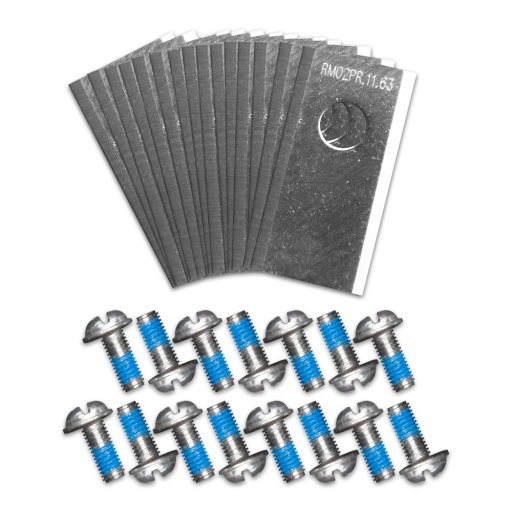 Jeu de 15 lames + vis pour robot tondeuse Lawnmaster