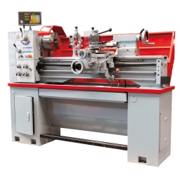 
Tour industriel, conception robuste, structure en fonte grise pour éliminer tout type de vibrations et assurer une précision maximale.
Les tours universelles de la ligne G sont polyvalentes, robustes et très fiables pour les différents types d’usinage et ont été conçues pour offrir une protection complète à l’opérateur.
Alésage de la broche de 51 mm
Banc rompu amovible pour permettre l´usinage de pièces de grand diamètre jusqu'à 470 mm
Frein de broche électromagnétique au pied – pour une sécurité maximale et un temps d’improductivité minimal via l’arrêt de la broche.
Banc prismatique trempé par induction et rectifié avec précision.
Machine très silencieuse grâce aux composants de haute qualité.
Boîte de vitesses lubrifiée et rectifiée en bain d'huile pour une plus grande longévité de la machine
Broche principale équilibrée, haute concentricité du nez de broche (< 0,009mm).
Système d’attachement rapide du mandrin D1-5 d’après la norme DIN 55029
La poupée mobile peut être décalée pour le tournage conique long +/- 5 mm
Protection métallique postérieur pour les copeaux et tiroir à copeaux monté sur glissières.
Garantie 2ans
Inclus dans la livraison:Positionneur digital 3 axes, Mandrin 3 mors Ø 200mm, mandrin 4 mors Ø 250mm, tourelle de changement rapide 3 positions, plateau de broche Ø 250mm, 2x pointe fixe CM4, Douille de réduction CM 6/4, lunette fixe, lunette à suivre, lampe halogène, carter arrière, système de refroidissement, frein de broche électromagnétique au pied, filetage, 1 Kit de pignons d‘avances, Clés de service.




Données sur les moteurs







Puissance moteur S1 W


1500







Voltage


400V / 50Hz







dimensions







Largeur du banc


189







Hauteur du banc mm


305







Dimensions machine mm


1980 x 760 x 1550







Tour







Plage de avances longitudinales


0,078-1,044 mm/U (16)







Course du chariot mm


780







Alésage de la broche mm


52







Cône Morse de broche


MK6/MT6







Diamètre au dessus du chariot mm


220







Diamètre au dessus du banc rompu


520







Vitesse de broche min-1


(I): 70-420; (II):330-1900







Outil de coupe max.


20 x 18mm







Filetage métrique


0,45-10 (32)







Filets au pouce


2,25-40 (20)







Course fourreau de poupée mobile mm


100







Course du chariot supérieur mm


180







Course chariot auxiliaire mm


90







Distance entrepointes mm


1000







Diamètre au dessus du banc mm


360







Hauteur de pointes mm


180







Cône de broche de poupée mobile


MK4/MT4







Plage de avances transversales


0,022-0,298 mm/U (16)







Niveau puissance sonore- vibreur







Niveau de pression acoustique en dB


84







Poids







Poids net kg


655







Poids brut kg


750







emballage







Hauteur emballage mm


1.520







Largeur emballage mm


760







Longueur emballage mm


1.940







Information générale







Code EAN


9120039902494




