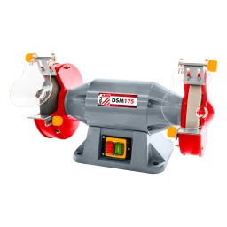 
Moteur à induction sans entretien,avec fonctionnement silencieux.
Design industriel pour permettre longues périodes de travail.
Corps en fonte, très peux vibrations.
Cristaux en plexiglas avec une loupe.
Système de roulement à billes de précision offrant une longue durée de vie et une grande stabilité.
Nombre de tours: 2950 tr/m

Livrée avec:2 meules 1x grain 36, 1x grain 60
Garantie 2ans
Données techniques



Données sur les moteurs







Voltage


230V







Puissance moteur S6 W


520 S6(15%)







dimensions







Dimensions machine mm


254x471x261







Affeuteuses







Dimensions meule


175x25x32







Poids







Poids net kg


16.50







Poids brut kg


17.50







emballage







Hauteur emballage mm


254







Largeur emballage mm


261







Longueur emballage mm


471







Information générale







Code EAN


9120039900766


