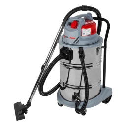 
Aspirateur de solides et de liquides pour tous les types de nettoyage.
Préparé pour une utilisation avec des outils générant de grandes quantités de poussière, tels que ponceuses, etc.
L’aspirateur combine plusieurs modes de fonctionnement :

Mode aspiration sèche
Mode d'aspiration humide


Cuve en acier inoxydable, capacité 60 l.
Conversion rapide pour passer de sec à humide (après avoir remplacé le filtre).
Démarrage automatique avec des machines connectées jusqu’à 2000w
Tuyau d'aspiration de 2 m et tube en acier réglable.
Equipé de roues pour un transport facile.

Inclus dans la livraison:Buse combinée pour tapis et sols, filtres, buse pour les coins difficiles à atteindre.
Garantie 2ans



Données sur les moteurs







Puissance moteur S1 W


1400







Voltage


230V / 50-60Hz







Longueur de câble


4m







Classe de protection


IPX4







Aspirateurs







Dépression Pa


>18kPa







Niveau puissance sonore- vibreur







Niveau de puissance sonore en dB


<80







Poids







Poids brut kg


14.50







Poids net kg


12.70







emballage







Largeur emballage mm


450







Longueur emballage mm


470







Hauteur emballage mm


800







Information générale







Code EAN


9120058377631


