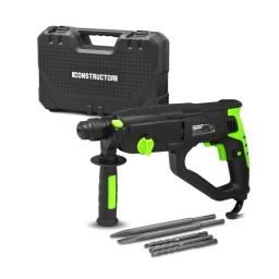 Marque:CONSTRUCTORGarantie:5 ansDescription:MARTEAU PERFORATEURPuissance: 1050WVitesse variable: 0-1050 t/minMandrin SDSForce de frappe: 2,8J
Capacité de perçage:bois: 40mmbéton: 26mmmétal: 13mmLivré en coffret avec 2 burins et 3 mèches.4 fonctions: burinage, perforateur, perçage,blocage d'angle du burinGARANTIE 5 ANSCode EAN/GLN:5411074187521Poids:5.20 kg