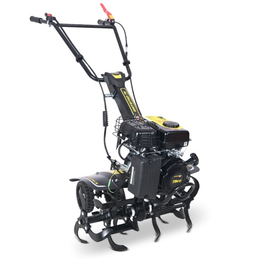 Motoculteur thermique à arbre horizontal 79 CC - 6 fraises - largeur de travail 60cm  GMTBT60-79