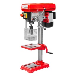 
Socle robuste pour garantir un bon équilibre avec rainures en “T” et renforts arrière.
Moteur en aluminium norme IP54.
Colonne en acier, solide, polie et résistent à la torsion.
Indicateur profondeur réglable.
Écran de protection basculant et réglable
Garantie 2ans
Inclus dans la livraison:Mandrin auto serrant 3 à 16 mm, B16.




Données sur les moteurs







Puissance moteur S6 W


600







Puissance moteur S1 W


400







Voltage


400V







dimensions







Dimensions table mm


193x200







Portée en mm


127







Hauteur maxi mm


840







Caractéristiques techniques







Capacité de perçage maxi en mm


16







Dimensions socle


210x350







Diamètre de la broche mm


60







Distance base-broche


525







distance maximale table-broche mm


360







Support de broche de perçage


MK2 / MT2







Vitesse de broche min-1


(12) 200-2500







Course de la broche [mm]


60







Diamètre colonne


60







Poids







Poids net kg


30







Poids brut kg


32







emballage







Hauteur emballage mm


260







Largeur emballage mm


430







Longueur emballage mm


690







Information générale







Code EAN


9120039902654




