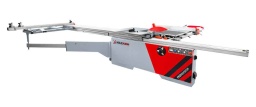 La scie à format HOLZMANN FKS305V32TOP_400 est équipée d'un chariot en aluminium de 3,2 m. Comprend inciseur et lame de scie principale avec réglage manuel de la hauteur et de l'inclinaison, rallonge de table, table coulissante et indicateur d'angle numérique, une scie parfaite pour couper des panneaux dans votre atelier de menuiserie.
Garantie 2ans

Design compact.
Moteur de 5,5 kW, avec frein électromécanique. Installation électrique selon les normes CE.
Chariot extra-large en aluminium de 360 mm, idéal pour l'usinage de pièces volumineuses, monté sur des barres en acier.
Table de travail en fonte 935x600 mm et rallonges en acier 900x500 et 600x520 mm.
Comprend un moteur indépendant pour l'unité d'inciseur en standard.
Disque inclinable de 0 à 45º, avec affichage digital.
Machine de grand poids permettant un excellent travail de pièces lourdes.
Grands volants pour le réglage de la hauteur et de l'inclinaison pour un travail plus confortable.
Avec de 2 vitesses (4000 et 6000 tr/min) pour l'entraînement principal.
Palogramme de haute qualité en aluminium anodisé avec réglage fin
Table coulissante de 1220 x 530 mm avec guide extraible de 1950 – 3300 mm avec 2 butées.
Guide d´angle pour couper des pièces en onglet.

Matériaux inclus:Incisieur (Ø120 x 20 x 3-3.8 Z=24), disque (HW : Ø300 x 30 x 3.2 mm Z(72) , guide parallèle, guide d´angle, guide télescopique.



Données sur les moteurs







Puissance moteur S1 W


5500 (/750)







Voltage


400 V / 50 Hz







dimensions







Hauteur table mm


890







Chariot aluminium mm


3200 x 360







Dim. table coulissante mm


1220 x 530







Buse d´aspiration


100







Dimensions machine mm


3250 x 3390 x 870







capacité de coupe







Capacité coupe lame a guide


1250







Scie circulaire







Ø Lame / alésage mm


250-315 (/30)







Vitesse de la lame de scie en min-1


(I): 4000 (II): 6000







Ø Inciseur / alésage mm


Ø120 x 20 x 3,2-4,2/2,2







Puissance moteur inciseur, W


750







Vitesse rotation inciseur min-1


8000







Inclinaison lame


0-45°







Niveau puissance sonore- vibreur







Niveau de puissance sonore en dB


90







Niveau de pression acoustique en dB


88,2







Poids







Poids brut kg


810







Poids net kg


645







emballage







Largeur emballage mm


1.150







Longueur emballage mm


2.200







Hauteur emballage mm


1.150







Information générale







Code EAN


9120058379444


