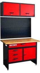 Etabli avec armoire murale et panneau pour crochets



dimensions







Hauteur table mm


840







Dimensions machine mm


1200x600x<2060







Servante dátelier und étagére







Capacité charge maxi. kg


25/30







Dimensiones des tiroirs mm


900x400x120 (klein) 440x400x120 (groß)







Poids







Poids brut kg


82







Poids net kg


72.80







emballage







Largeur emballage mm


650







Longueur emballage mm


1.250







Hauteur emballage mm


200







Information générale







Code EAN


912005837804


