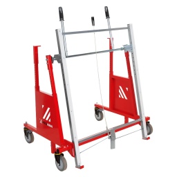 Le chariot de transfert de panneaux HOLZMANN PW3025KIPP supporte une charge de 150 kg, est inclinable et int&egrave;gre un m&eacute;canisme de levage.Le chariot de transfert de panneaux HOLZMANN PW3025KIPP est la solution id&eacute;ale pour le transport s&ucirc;r et ergonomique de panneaux grand format jusqu'&agrave; 3 x 2 m&egrave;tres.
Avec une charge maximale de 150 kg, un support de transport rotatif et un m&eacute;canisme de levage int&eacute;gr&eacute; pour la prise en main, il simplifie consid&eacute;rablement le travail quotidien dans les ateliers, les menuiseries, les usines et sur les chantiers. Flexibilit&eacute; maximale lors du transport Gr&acirc;ce &agrave; son support de transport inclinable, le chariot peut &ecirc;tre utilis&eacute; aussi bien &agrave; la verticale (position de transport) qu'&agrave; l'horizontale (position de d&eacute;chargement). Ceci permet un chargement et un d&eacute;chargement contr&ocirc;l&eacute;s et ais&eacute;s des grands panneaux. Utilisation ergonomique gr&acirc;ce au m&eacute;canisme de levage Le m&eacute;canisme de levage int&eacute;gr&eacute; facilite le transport et la lev&eacute;e des panneaux directement depuis leur lieu de stockage, r&eacute;duisant ainsi consid&eacute;rablement l'effort physique et pr&eacute;venant les blessures.

Charge maximale : 150 kg
&Eacute;paisseur maximale des panneaux : 25 mm
4 roulettes pivotantes (&Oslash; 127 mm), dont 2 avec freins
Hauteur du sol : 16 &agrave; 54 mm (levage initial : 38 mm)
Angle d&rsquo;inclinaison : 17,8&deg; (vertical) et 90&deg; (horizontal)
Paquets de protection pour le transport des panneaux.
Hauteur du cadre inclinable en position horizontale 800-1020 mm (11 pas - 20 mm)




Poids







Poids brut kg


32







Poids net kg


28.50







emballage







Largeur emballage mm


840







Longueur emballage mm


1.150







Hauteur emballage mm


160







Information g&eacute;n&eacute;rale







Code EAN


9120132141998




