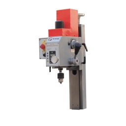 
Tête pivotante -90°- 0°- +90°,
Vitesse réglable
Guidage de la tête via guides prismatiques.
Pour forets jusqu´à 16mm
Profondeur jusqu´à 50mm
Réglage précis de la profondeur par volant frontal.
Affichage digital de la profondeur.
Equipé avec filtre de classe B pour éviter les interférences avec d’autres appareils électriques.
Garantie 2ans




Données sur les moteurs







Puissance moteur S6 W


750







Puissance moteur S1 W


500







Voltage


230V







Caractéristiques techniques







Adaptateur fraisé


MK2/MT2







Vitesse de broche min-1


50-2250







Capacité de perçage maxi en mm


16







Diamètre de la broche mm


50







Poids







Poids net kg


40







Poids brut kg


45







emballage







Hauteur emballage mm


495







Largeur emballage mm


320







Longueur emballage mm


740







Information générale







Code EAN


9120039904184




