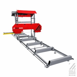 Scie &agrave; grumes HOLZMANN BBS920PRO_400V : Puissante, pr&eacute;cise et de facile utilisation.La scie &agrave; grumes HOLZMANN BBS920PRO_400V est id&eacute;ale pour les professionnels exigeant une grande pr&eacute;cision dans le d&eacute;bitage des grumes en planches.
Garantie 2ans
Qu'il s'agisse de bois r&eacute;sineux, de bois dur, de bois sec ou gel&eacute;, cette scierie performante s'adapte &agrave; tous les types de bois. Gr&acirc;ce au r&eacute;glage &eacute;lectrique de la hauteur de coupe et &agrave; l'avance &eacute;lectrique de l'unit&eacute; de coupe, son utilisation est particuli&egrave;rement confortable et efficace.

La longueur de coupe maximale d&eacute;pend des rallonges ajout&eacute;es ; la version de base atteint 5,2 m.
La m&ecirc;me lame de scie convient &agrave; tous les types de bois.
Construction robuste et sans vibrations.
Entretien minimal.
Facile &agrave; utiliser.
Roulettes moul&eacute;es de pr&eacute;cision.
Guides de pr&eacute;cision.
Mandrin excentrique.
R&eacute;glage &eacute;lectrique de la hauteur de coupe.
Avance &eacute;lectrique.
Rallonge disponible en option (BBS92O_RB).

Mat&eacute;riel inclus: 1 lame de scie, rallonge de 5.2 m en total.



Donn&eacute;es sur les moteurs







Puissance moteur S1 W


11000







Voltage


400 V / 50Hz







dimensions







Dimensions machine mm


6450 x 2360 x 2210







Scies &aacute; ruban







Dimensions banda mm


4136 x 34 x 1,1







Vitesse bande abrasive m/min


1080







Volants mm


&Oslash; 475







Diam&eacute;tre maxi. mm


&Oslash; 920







Ouverture maxi entre les ruban mm


780







Sections compl&eacute;mentaires m


2







&Eacute;paisseur des volants mm


1,5 - 2,2







Niveau puissance sonore- vibreur







Niveau de puissance sonore en dB


98







Niveau de pression acoustique en dB


89







Poids







Poids brut kg


599







Poids net kg


520







emballage







Largeur emballage mm


1.120







Longueur emballage mm


2.280







Hauteur emballage mm


860







Information g&eacute;n&eacute;rale







Code EAN


9120132141165


