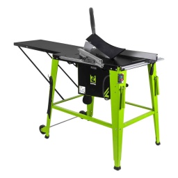 La scie circulaire ZIPPER ZI-TS315-400 avec une hauteur de coupe maximale de 83 mm, disque inclinable jusqu'à 45° et rallonge de table est parfaite pour couper du bois dans votre atelier de menuiserie de bricolage, mais également sur des chantiers pour couper du bois de coffrage.Garantie 2ans

Table mobile, 2 roues permettant le déplacement de la machine par une seule personne
Réglage de la hauteur de la lame de scie par volant
La rallonge peut être utilisée sur la longueur ou la largeur
Inclinaison de la lame de scie réglable jusqu'à 45°
Réglage précis de la hauteur de lame par volant en façade
Carter de lame équipé de buse d’aspiration
Centralisation de l’aspiration sur une buse de Ø 100 mm
Guide de coupe parallèle

Matériel inclus:Disque Ø 315 x 30 x 3 mm, guide parallèle.



Données sur les moteurs







Puissance moteur S6 W


3000 W S2(10min)







Voltage


400 V / 3 / 50 Hz







Vitesse rotation arbre min-1


2950







Classe de protection


IP54







dimensions







Dimensions table mm


800 x 550







Hauteur table mm


850







Dimensions rallonge


800 x 400







Buse d´aspiration


Ø 100







Dimensions machine mm


1660 x 675 x 970







capacité de coupe







Profondeur de coupe maxi 90° mm


83







Profondeur de coupe maxi 45°mm


50







Capacité coupe lame a guide


285







Niveau puissance sonore- vibreur







Niveau de puissance sonore en dB


109







Niveau de pression acoustique en dB


93







Poids







Poids brut kg


52







Poids net kg


48







emballage







Largeur emballage mm


590







Longueur emballage mm


870







Hauteur emballage mm


445







Information générale







Code EAN


9120039235011



