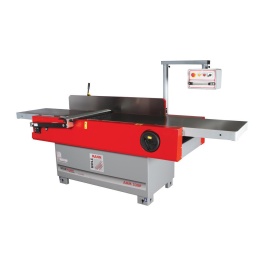 
Machine de conception industrielle, fabriqué en Europe
Bâti en tôle mécano soudé de forte épaisseur, avec tables en fonte rectifiées.
Le panneau de commande supérieur facilite le contrôle de la machine.
Diamètre buse d´aspiration: 160 mm
Montée et descente rapide de la table d´entrée par volant de grandes dimensions.
Guide de dégau en fonte, inclinable de 45º à 90º, de 1500x155mm.
Tête d‘usinage robuste pour des résultats parfaits de rabotage et pour éviter les vibrations.
Dimensions fers: 530x35x3mm
Garantie 2ans
Livrée avec:Panneau de commande, arbre à 4 fers.




Dégauchisseuses-raboteuses







Profondeur de passe maxi mm


8







Dimensiones guide dégau mm


1500x155







Inclinaison guide dégau


45° -90°







Dimensions table de dégauchissage mm


2900x530







Longueur de la table mm


1625







Hauteur table de dégauchissage mm


890







Données sur les moteurs







Puissance moteur S6 W


7700







Puissance moteur S1 W


5500







Voltage


400V







dimensions







Buse d´aspiration


160







Ø Arbe mm







Ø Arbe mm


125







Vitesse rotation arbre


4700







Nombre de fers


4







Poids







Poids net kg


835







Poids brut kg


1.050







emballage







Hauteur emballage mm


1.250







Largeur emballage mm


1.200







Longueur emballage mm


3.000







Information générale







Code EAN


9120039905211




