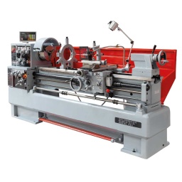 
Les tours universelles de la ligne IND sont polyvalentes, robustes et très fiables pour les différents types d’usinage et ont été conçues pour offrir une protection complète à l’opérateur.
Socle de la machine en fonte monobloc, idéal pour éviter les vibrations.
Spécialement conçu pour la fabrication d’outils et de pièces dans les usines et les ateliers.
Affichage numérique de 3 axes.
Alésage de la broche de 80 mm
Banc rompu amovible pour permettre l´usinage de pièces de grand diamètre jusqu'à 690 mm
Frein de broche électromagnétique au pied – pour une sécurité maximale et un temps d’improductivité minimal via l’arrêt de la broche.
Banc prismatique trempé par induction et rectifié avec précision.
Machine très silencieuse grâce aux composants de haute qualité.
Boîte de vitesses lubrifiée et rectifiée en bain d'huile pour une plus grande longévité de la machine
Broche principale équilibrée, haute concentricité du nez de broche (< 0,009mm).
Système d’attachement rapide du mandrin D8 d’après la norme DIN 55029
La poupée mobile peut être décalée pour le tournage conique long +/- 5 mm
Protection métallique postérieur pour les copeaux.
Garantie 2ans
INCLUS DANS LA LIVRAISON :Positionnement digital 3 axes, dispositif de refroidissement, mandrin 3 mors Ø 250mm, mandrin 4 mors Ø 250mm, plateau de broche Ø 350mm, protecteur de broche, socle de la machine monté en usine, lunette fixe, lunette à suivre, 2 pointe tournante CM4, clés de montage, lampe halogène, tourelle 4 positions, frein au pied, réceptacle arrière pour les copeaux.




Données sur les moteurs







Puissance moteur S1 W


5500







Voltage


400V / 50Hz







dimensions







Dimensions machine mm


2800 x 1170 x 1760







Tour







Plage de avances longitudinales


0,031-1,7 mm/U (42)







Plage de avances transversales


0,014-0,784 mm/U (42)







Alésage de la broche mm


80







Cône Morse de broche


MK6/MT6







Cône de broche de poupée mobile


MK4/MT4







Diamètre au dessus du chariot mm


260







Diamètre au dessus du banc rompu


680







Vitesse de broche min-1


25-2000 (12)







Filetage métrique


0,1-14 (41)







Course fourreau de poupée mobile mm


125







Course du chariot supérieur mm


310







Course chariot auxiliaire mm


135







Distance entrepointes mm


1500







Diamètre au dessus du banc mm


460







Hauteur de pointes mm


230







Course du chariot mm


1135







Filets au pouce


2-112 TPI (60)







Outil de coupe max.


40 x 22 mm







Poids







Poids net kg


1.970







Poids brut kg


2.500







emballage







Hauteur emballage mm


1.730







Largeur emballage mm


1.120







Longueur emballage mm


2.800







Information générale







Code EAN


9120039909134




