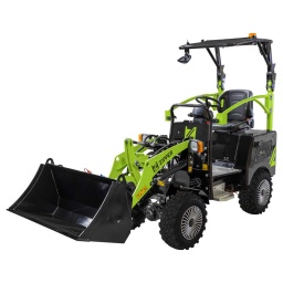 Chargeuse sur pneus &eacute;lectrique 500 kg : Puissante et z&eacute;ro &eacute;missionLa ZIPPER ZI-HL500AKKU est une chargeuse sur pneus &eacute;lectrique moderne con&ccedil;ue pour l&rsquo;agriculture, les travaux agricoles, l&rsquo;entretien et l&rsquo;horticulture. Gr&acirc;ce &agrave; ses 5 batteries 60 V/150 Ah, elle est totalement exempte d&rsquo;&eacute;missions, id&eacute;ale pour une utilisation en int&eacute;rieur ou &agrave; proximit&eacute; des habitations. Avec une capacit&eacute; de levage maximale de 500 kg, cette chargeuse sur pneus compacte offre des performances exceptionnelles et une excellente maniabilit&eacute; gr&acirc;ce &agrave; sa direction hydraulique articul&eacute;e.

Vitesse de d&eacute;placement :

Marche avant : (1) 7 km/h (2) 12 km/h


Cache-roues
Dimensions des pneus : 23x8.5-12
Capacit&eacute;s op&eacute;rationnelles

Capacit&eacute; de levage maximale : 500 kg
Angle d'attaque maximal : 15&deg;
Angle de braquage maximal : 35&deg;


Syst&egrave;me hydraulique :

Pompe hydraulique de 1 500 W pour le levage et la direction
Pression du syst&egrave;me : 16 MPa
Capacit&eacute; du r&eacute;servoir hydraulique : 12 litres


Direction :
Direction hydraulique articul&eacute;e pour une maniabilit&eacute; optimale
&Eacute;clairage :
Projecteur de travail et phare directionnel
Attelage de remorque avec capacit&eacute; de charge maximale de 412 kg
Batterie :

5 batteries au plomb-acide
60 V, 150 Ah - Pb/Plomb-acide 6-EVFJ-150
Autonomie : Jusqu'&agrave; 6 heures
Temps de charge : 5 &agrave; 6 heures
Poids : 157,5 kg (5 x 31,5 kg)


Syst&egrave;me hydraulique auxiliaire avec raccord rapide
Si&egrave;ge confortable et r&eacute;troviseur pour un confort accru et une visibilit&eacute; panoramique. Toit repliable.

&Eacute;quipements inclus: support de montage europ&eacute;en, chargeur (2 000 W), godet standard (0,2 m&sup3;), fourches &agrave; palettes, attelage de remorque.



Donn&eacute;es sur les moteurs







Voltage de batterie


60 V







Capacit&eacute; de la batterie


60 V / 150Ah







dimensions







Dimensions machine mm


2940 x 1090 x 2258







Niveau puissance sonore- vibreur







Niveau de puissance sonore en dB


100







Poids







Poids brut kg


1.350







Poids net kg


1.140







emballage







Largeur emballage mm


1.090







Longueur emballage mm


2.550







Hauteur emballage mm


2.258







Information g&eacute;n&eacute;rale







Code EAN


9120039236087


