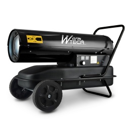 Marque:WARM TECHGarantie:2 ansDescription:Ce canon à chaleur de la marque Warm Tech peut être utilisé aussi bien à l'intérieur qu'à l'extérieur. Il est idéal pour chauffer, sécher et mettre hors gel des espaces ventilés. Il diffuse un bon flux d'air chaud grâce à une puissance de chauffe de 30 KW et un débit d'air de 720 m³/ h. Il est doté d'une chambre de combustion en inox avec ventilation. Il dispose d'un thermostat avec un écran indiquant la température ambiante et un autre indiquant la température souhaitée.
Il fonctionne au diesel (gazole) et possède un réservoir de 35 litres. Ce canon à chaleur est particulièrement robuste et garantit une bonne durée de vie. Il est facile à déplacer et à transporter grâce sa poignée supérieure.Caractéristiques :- Fonctionne au diesel (gazole)- Puissance de chauffe 30KW / 102360 Btu/h- Puissance moteur 230 W- Ventilation: 720 m³/H- Consommation: 2.5 kg/H- Capacité du réservoir: 35 L- Chambre de combustion en inox avec ventilation- Avec thermostat et écran indiquant la température ambiante- Dimensions: 91 x 45.5 x 58 cm- Aussi bien pour l'intérieur que pour l'extérieur, pour chauffer, sécher et mettre hors gel des espaces ventilés- Idéal pour utiliser sur un chantier- Garantie : 2 ansCode EAN/GLN:5411074246815Poids:22.00 kg