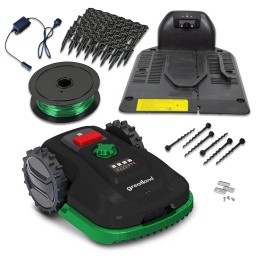 Marque:GreatlandGarantie:1 anDescription:Vous souhaitez tondre votre jardin confortablement allong&eacute; dans votre hamac ? Le robot tondeuse WMG-RO20V18 est la solution.Avec une batterie lithium de 20V, il poss&egrave;de une autonomie de 100 min et convient pour la tonte de terrain jusqu'&agrave; 900m&sup2;. L'herbe coup&eacute;e se r&eacute;partit uniform&eacute;ment sur votre gazon ce qui le fertilise et permet d'obtenir un gazon plus vert et plus esth&eacute;tique. Son carter robuste offre une grande protection contre les chocs, la pluie et le renversement. Vous pouvez couper votre pelouse &agrave; la hauteur que vous souhaitez gr&acirc;ce &agrave; son r&eacute;glage de la hauteur de coupe centralis&eacute;e.
Ce robot tondeuse de la marque Greatland est programmable et peut &ecirc;tre command&eacute; via Wifi et bluetooth. Performant, il permet la tonte de terrain en pente jusqu'&agrave; 35&deg;.Il est livr&eacute; avec 200 m&egrave;tres de c&acirc;ble p&eacute;riph&eacute;rique, 150 piquets pour fixer le c&acirc;ble, 6 piquets pour fixer la station de chargement et 3 lames.Ce produit est garanti 3 ans.Caract&eacute;ristiques :- Voltage : 20 V- Batterie : 4 Ah Lithium- Superficie Maximale de Travail : 900M&sup2;- Temps de Travail : 100 minutes environ- Temps de Charge : 140 minutes environ- Largeur de Coupe : 18 cm- Hauteur de Coupe : CENTRALISEE (20>60mm)- Type de Lame : disque avec 3 lames- Pente Maximale : 35 &deg;- Protection Pluie- Protection Anti-choc- Protection contre Renversement- Recharge de la batterie Automatique- Mulching* Livr&eacute; avec 200M de c&acirc;ble p&eacute;riph&eacute;rique, 150 piquets pour fixer le c&acirc;ble, 6 piquets pour fixer la station de chargement et 3 lames.Code EAN/GLN:5411074243487Poids:13.80 kg