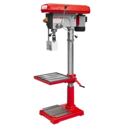 
Base solide pour un bon équilibre de la machine, avec rainures en T
Moteur d'aluminium selon les normes IP54.
Colonne en acier, solide, polie, et résistant à la torsion.
La table de travail peut être inclinée de -45 ° à + 45 ° et tourne également à 360 ° autour de la colonne.
Cabestan ergonomique avec échelle de profondeur.
Butée de profondeur de perçage réglable, avec échelle pour le contrôle précis de la profondeur.
Écran de protection bascu
Garantie 2ans
Inclus dans la livraison:Mandrin auto serrant 1 à 16 mm, B18.




Données sur les moteurs







Puissance moteur S6 W


1500/2200







Puissance moteur S1 W


700/1100







Voltage


400V







dimensions







Dimensions machine mm


570x870x1710







Dimensions table mm


475x420







Portée en mm


257







Hauteur maxi mm


1710







Caractéristiques techniques







Capacité de perçage maxi en mm


32







Dimensions socle


580x450







Diamètre de la broche mm


120







Distance base-broche


1160







distance maximale table-broche mm


680







Support de broche de perçage


MK4 / MT4







Vitesse de broche min-1


(24) 60-3480







Diamètre colonne


90 / 2,5







Poids







Poids net kg


120







Poids brut kg


125







emballage







Hauteur emballage mm


333







Largeur emballage mm


653







Longueur emballage mm


1.450







Information générale







Code EAN


9120039901961




