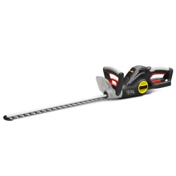 Marque:Gardeo ProGarantie:5 ansDescription:Cetaille-haies électriquede la marqueGardeo Proest équipé d'un moteur 600 W. Outil de qualité professionnelle, il est équipé d'unelame découpée au laseret possède une longueur de coupe de 55 cm. Il est capable de couper des branches jusqu'à 20 mm. Pour plus de confort, il est également muni d'unepoignée arrière rotativeainsi que d'une poignée « soft grip ».
Caractéristiques :- Puissance: 600 W- Longueur de coupe: 55 cm- Capacité de coupe: 20 mm- Lame découpée au laser- Protection de lame en aluminium- Lame orientable 3 positions- Garantie 5 ansCode EAN/GLN:5411074191504Poids:3.40 kg